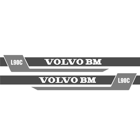 Aftermarket Decal Set for Volvo BM Wheel Loader L90C VOLL90CDECALSET